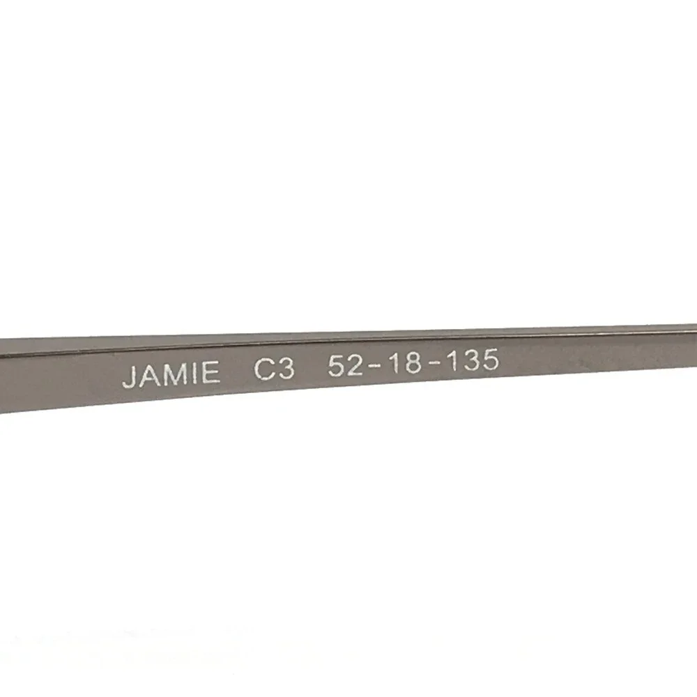 Durango Series Eyeglasses Frames JAMIE C3 Black Silver Rectangle 52-18-135